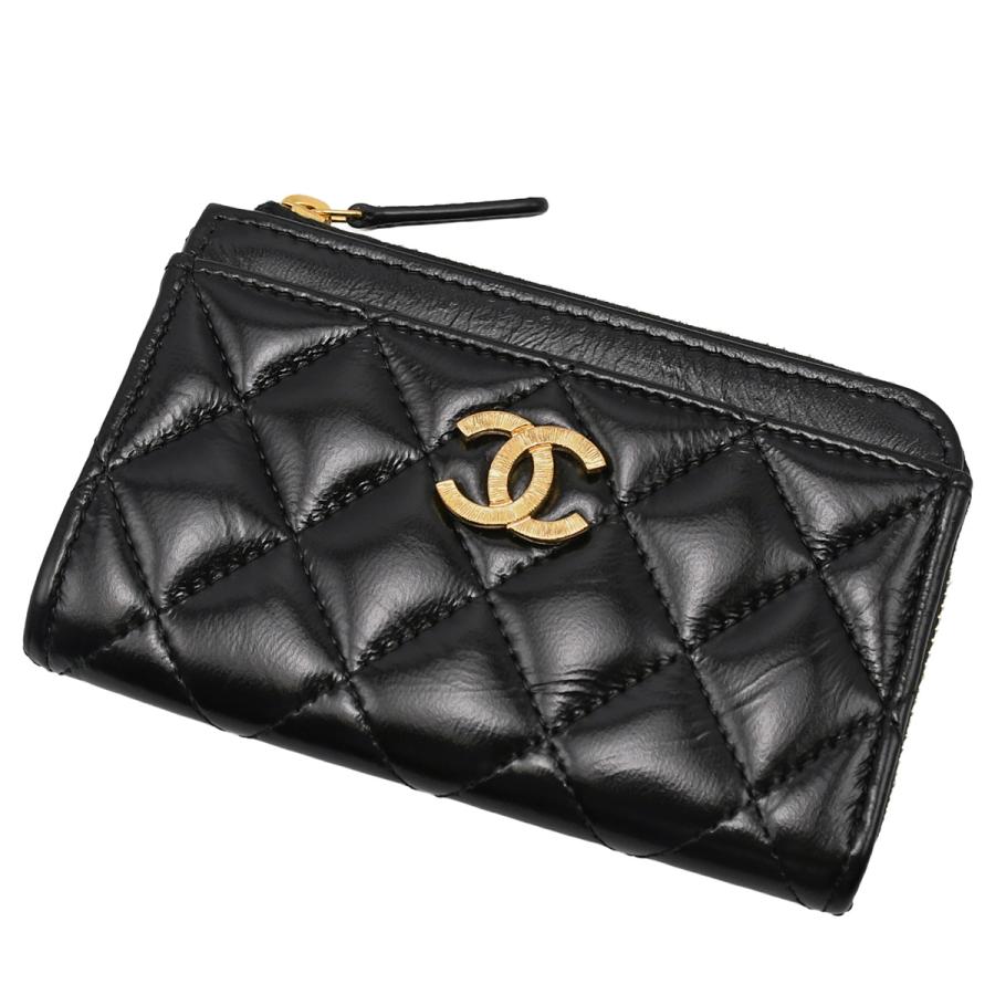 CHANELマトラッセ 19 ココ マーク ジップ  カード ケース 財布 CHANEL（シャネル） マトラッセ ジップ カードケース コインケース