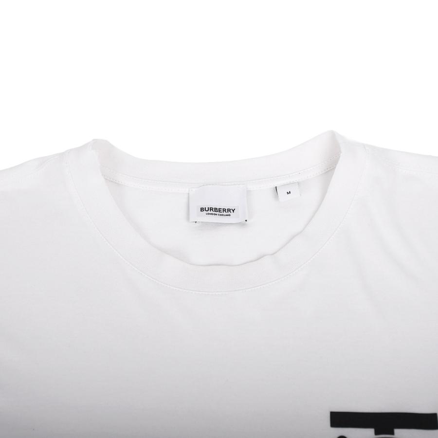 【美品】バーバリー BURBERRY Tシャツ ロゴ TB 白 ティーシャツ BURBERRY（バーバリー） BURBERRY TBロゴ 半袖 クルーネック Tシャツ