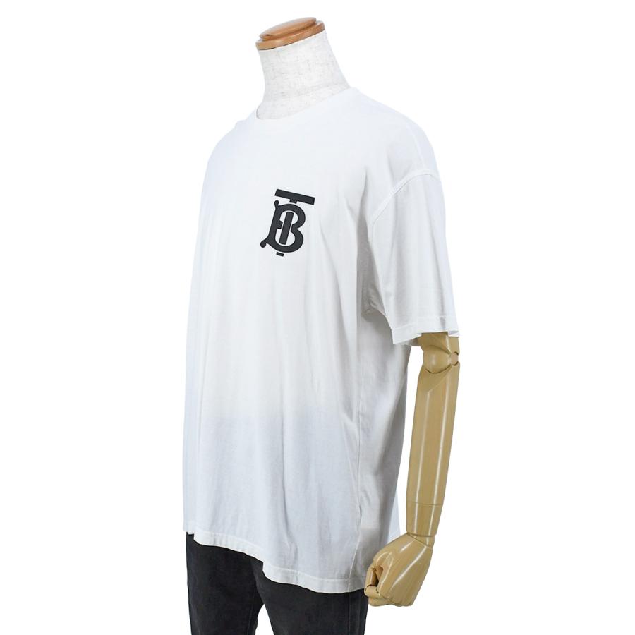 新品タグ付きBURBERRY ホワイトトップスTシャツ BURBERRY（バーバリー） BURBERRY TBロゴ 半袖 クルーネック Tシャツ