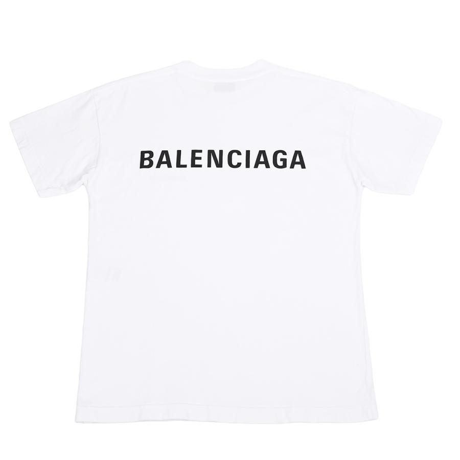 BALENCIAGA（バレンシアガ） バックロゴ 半袖 クルーネック Tシャツ 