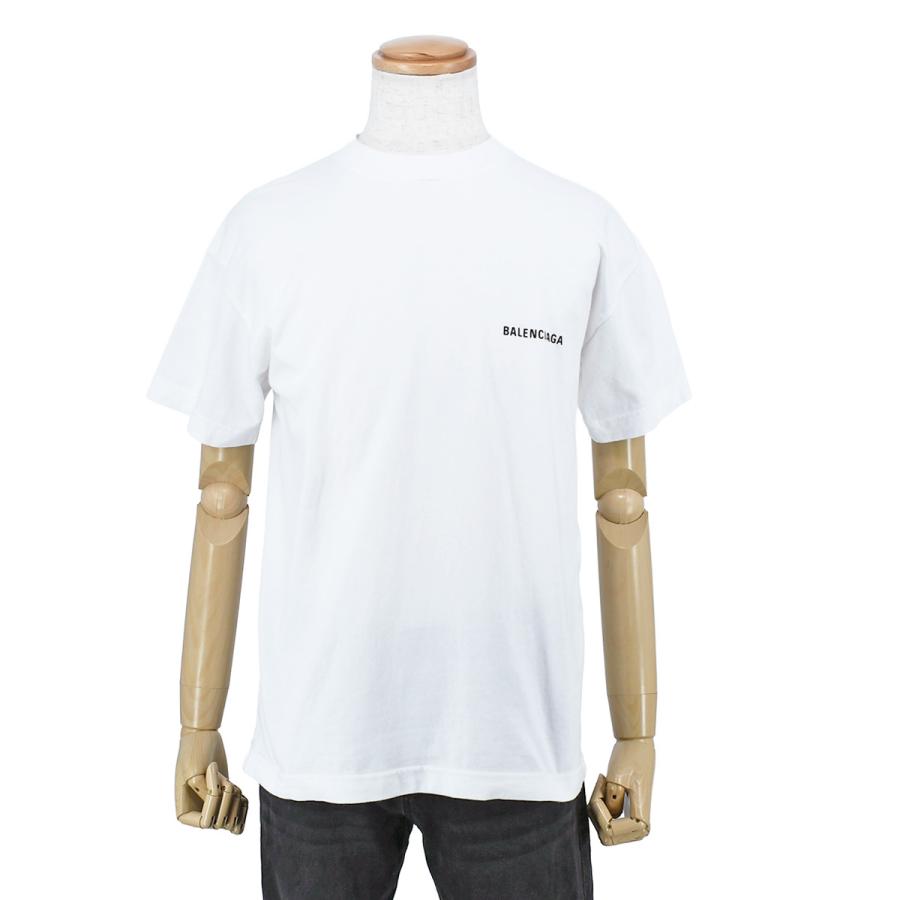 BALENCIAGA（バレンシアガ） バックロゴ 半袖 クルーネック Tシャツ 