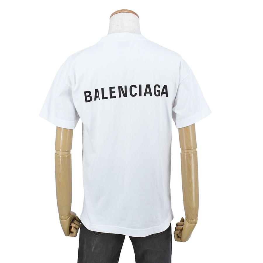 BALENCIAGA（バレンシアガ） バックロゴ 半袖 クルーネック Tシャツ 
