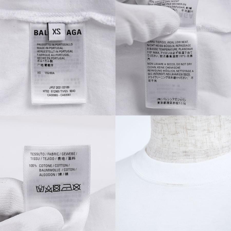 BALENCIAGA（バレンシアガ） バックロゴ 半袖 クルーネック Tシャツ 