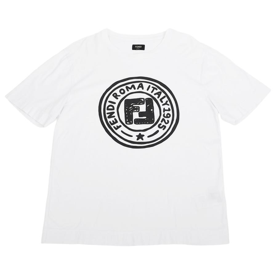 FENDI（フェンディ） オーバーサイズ 半袖 Tシャツ ロゴプリント 