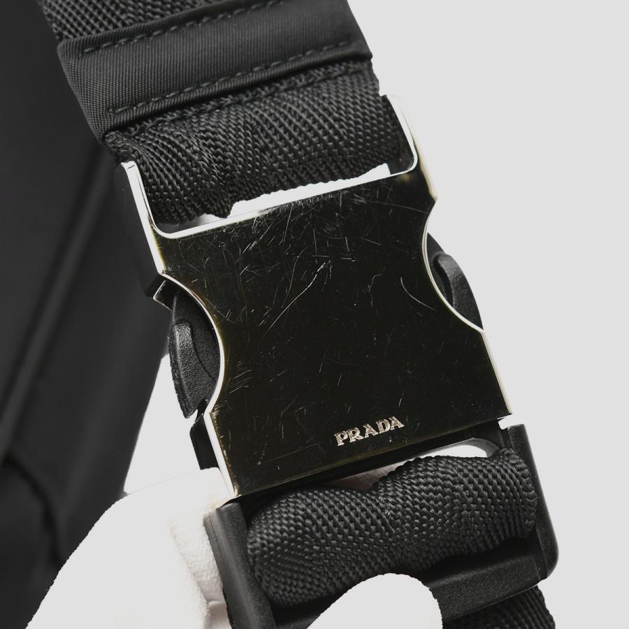 PRADA プラダ ボディバッグ ウエストバッグ ブラック 2VL001 PRADA（プラダ） ウエストバッグ ウエストポーチ ボディバッグ メンズ