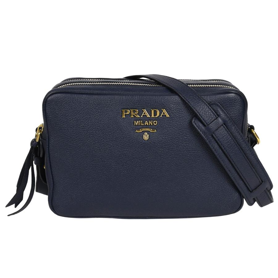 PRADA（プラダ） ヴィッテロ ショルダーバッグ メタルロゴ クロス