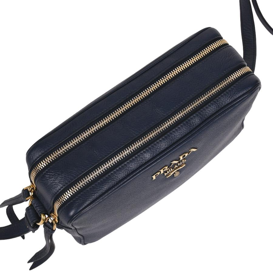 PRADA（プラダ） ヴィッテロ ショルダーバッグ メタルロゴ クロス
