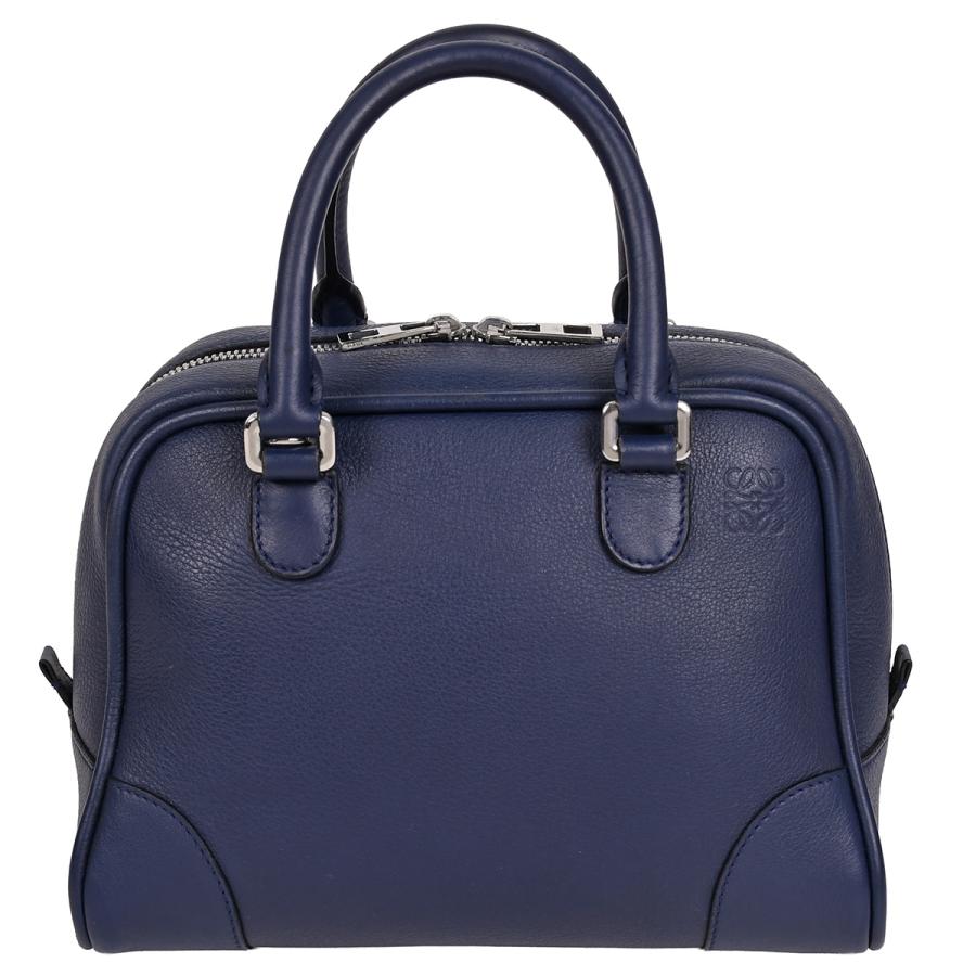 正規品 ロエベ アマソナ ビジネスバッグ オールレザー アナグラム グリーン LOEWE（ロエベ） 中古 ハンドバッグ レディース ブランド アマソナ23