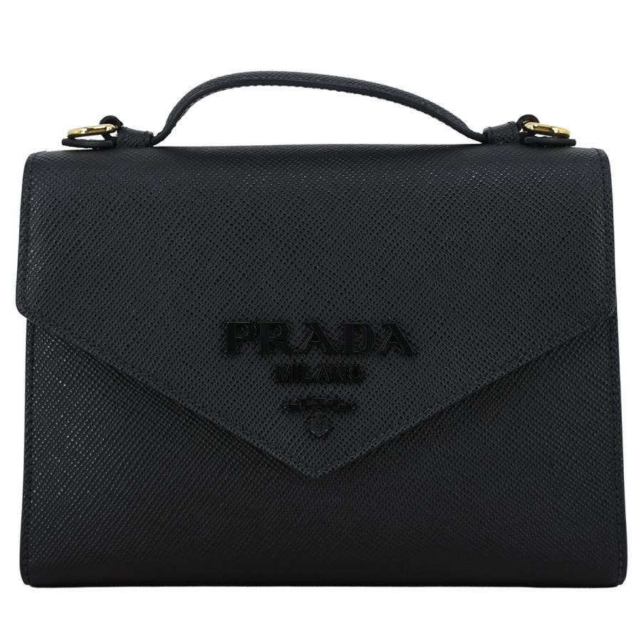 PRADA（プラダ） モノクローム 2way ハンドバッグ ショルダーバッグ
