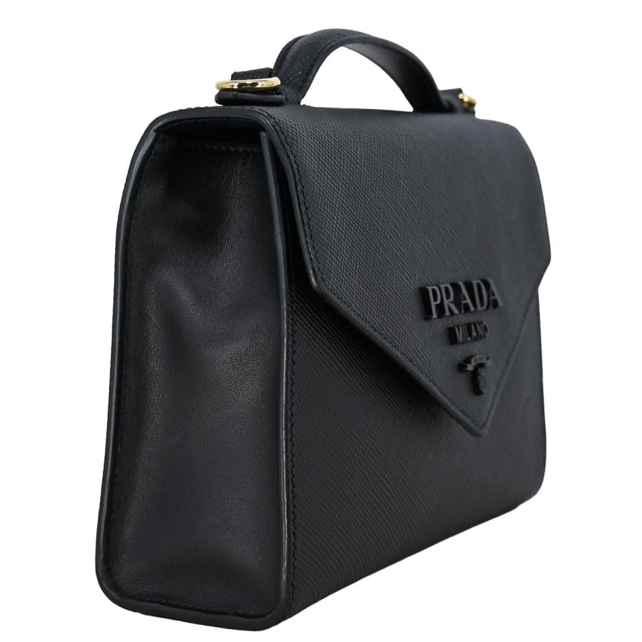 PRADA（プラダ） モノクローム 2way ハンドバッグ ショルダーバッグ