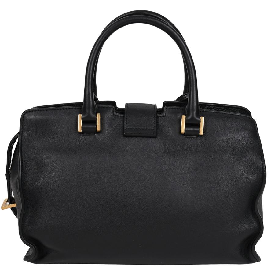 サンローラン ベイビーカバス YSLロゴ ハンドバッグ 2way ブラック SAINT LAURENT サンローラン ベイビーカバス 2way ハンドバッグ