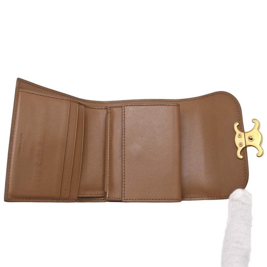 CELINE（セリーヌ） トリオンフ スモール フラップウォレット 三つ折り