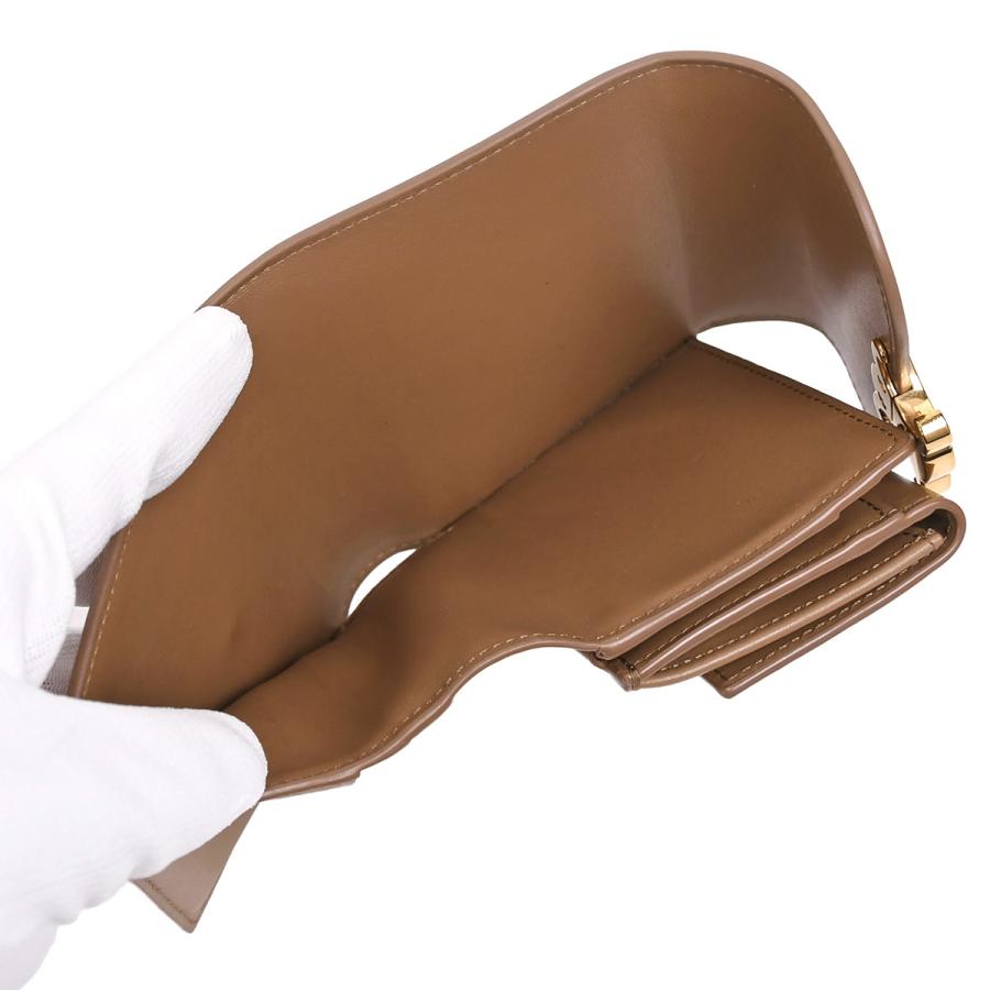 CELINE（セリーヌ） トリオンフ スモール フラップウォレット 三つ折り