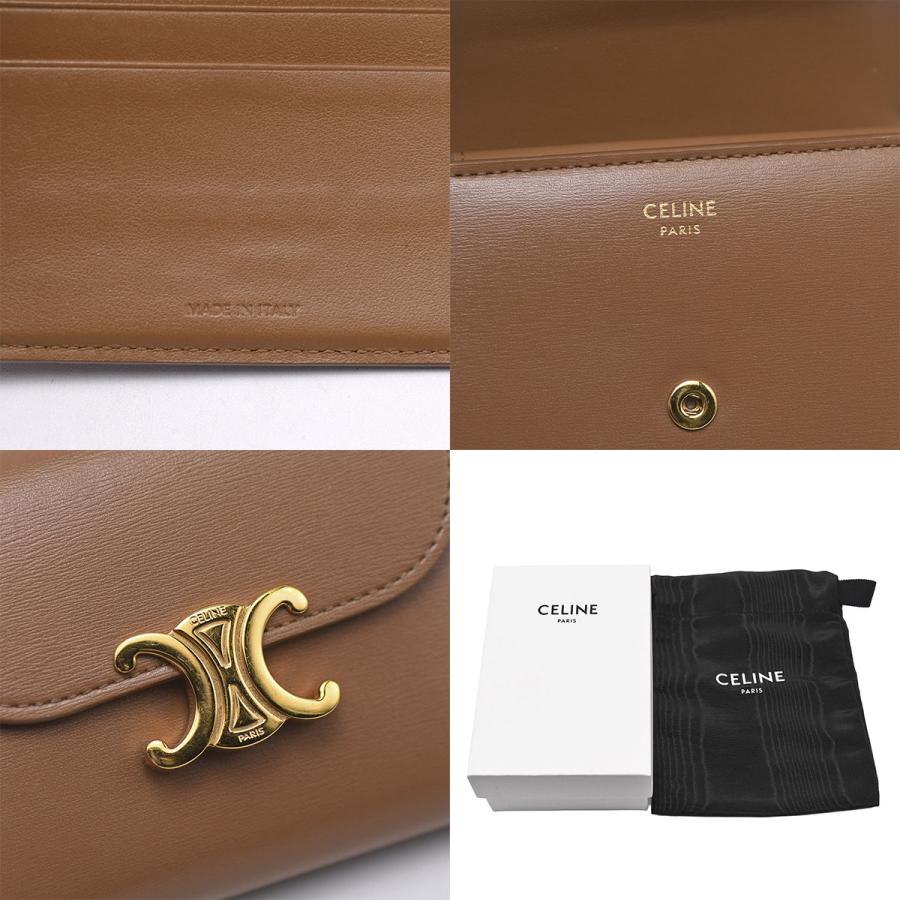 CELINE（セリーヌ） トリオンフ スモール フラップウォレット 三つ折り