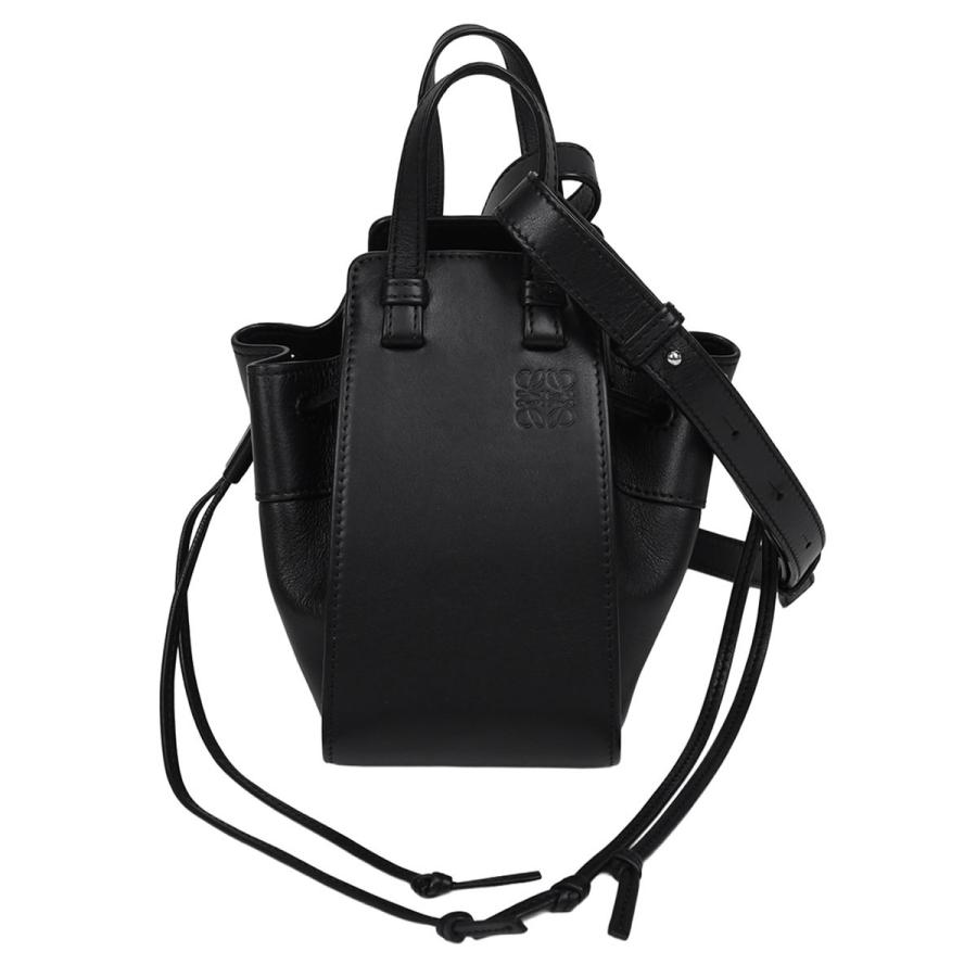 LOEWE ロエベ ハンモックミニ ブラック LOEWE（ロエベ） ハンモック ミニ ドローストリング 2way ハンドバッグ