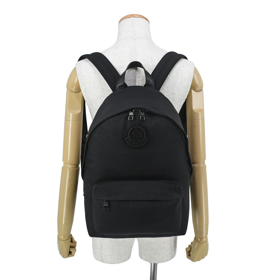 【極美品】モンクレール ピエリック 総柄ロゴ 黒 リュックサック バックパック MONCLER（モンクレール） バックパック リュックサック PIERRICK
