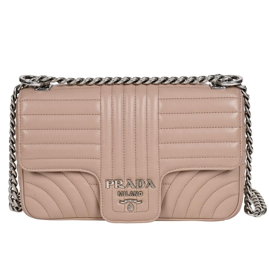 プラダ PRADA ダイアグラム チェーン ショルダーバッグ クロスボディ 