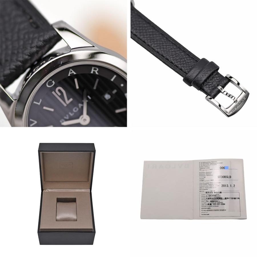 BVLGARI（ブルガリ） ソロテンポ 30mm レディース クォーツ ブラック