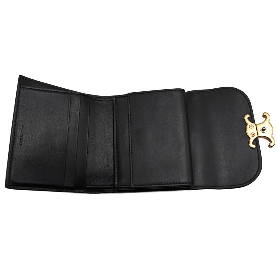 CELINE（セリーヌ） トリオンフ スモール フラップ ウォレット 三