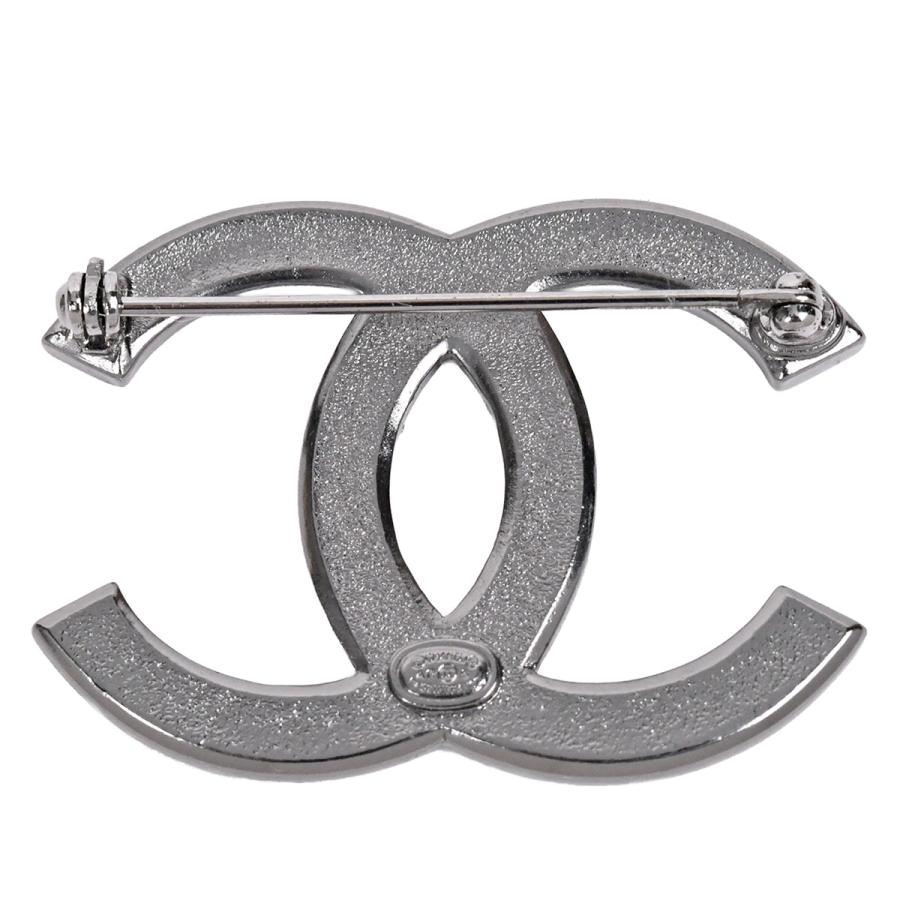 シャネル CHANEL ブローチ ココマーク ピンブローチ A17S アクセサリー 小物 メタル ラインストーン ストラスの画像