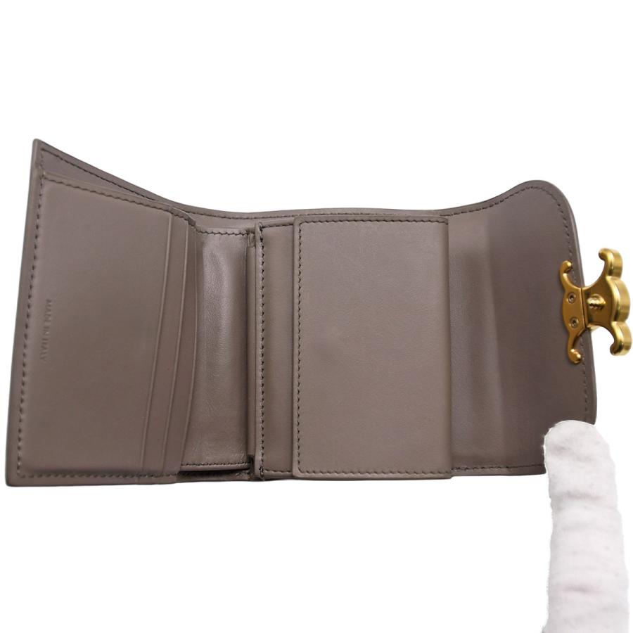 CELINE（セリーヌ） トリオンフ スモール フラップ ウォレット 三