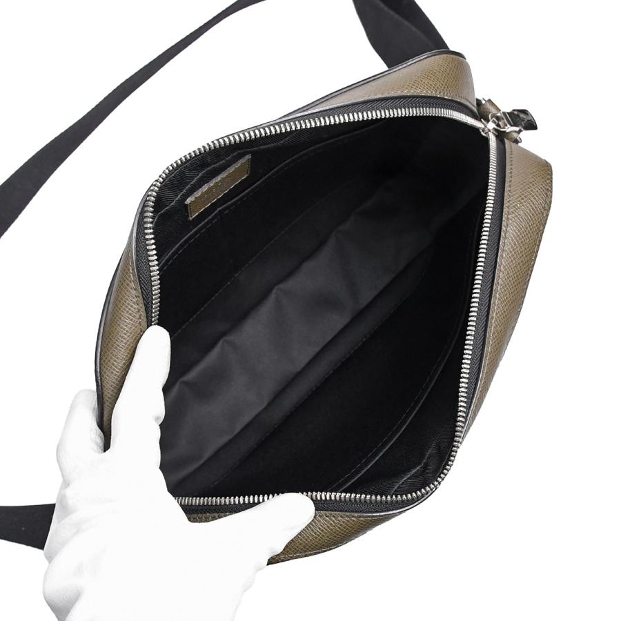 ルイヴィトン LOUIS VUITTON アントン メッセンジャー PM ショルダーバッグ クロスボディバッグ ストライプ タイガ レザー カーキ グリーン M34413_6