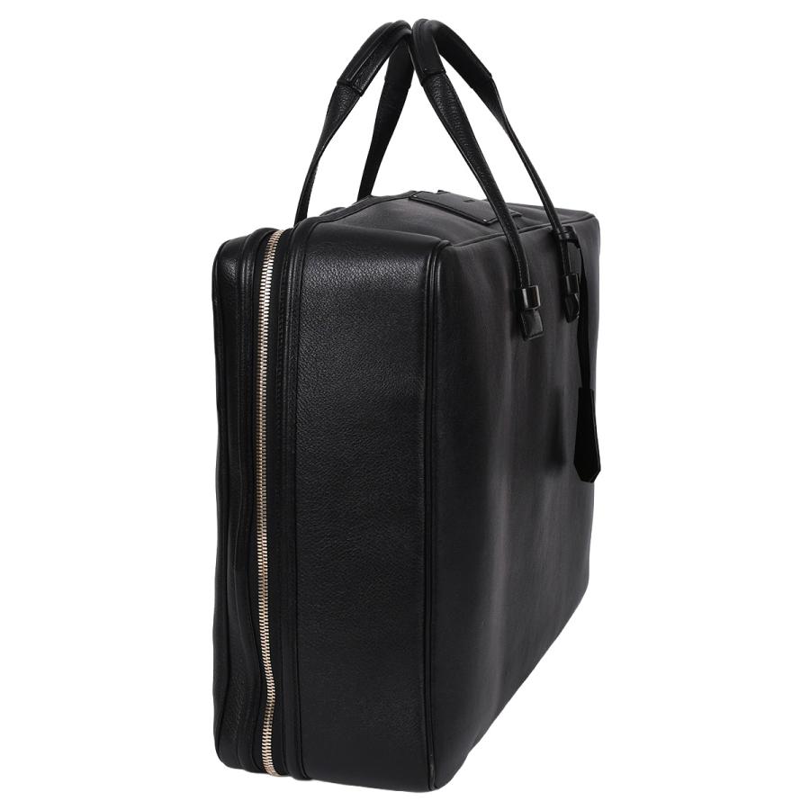 トムフォード TOM FORD ボストンバッグ トラベルバッグ 旅行バッグ 出張 メンズ レディース レザー ブラック 黒 ゴールド金具