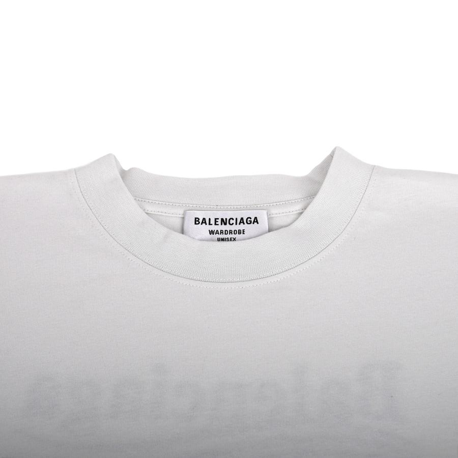BALENCIAGA（バレンシアガ） キャンペーンロゴ 刺繍 バックロゴ 半袖