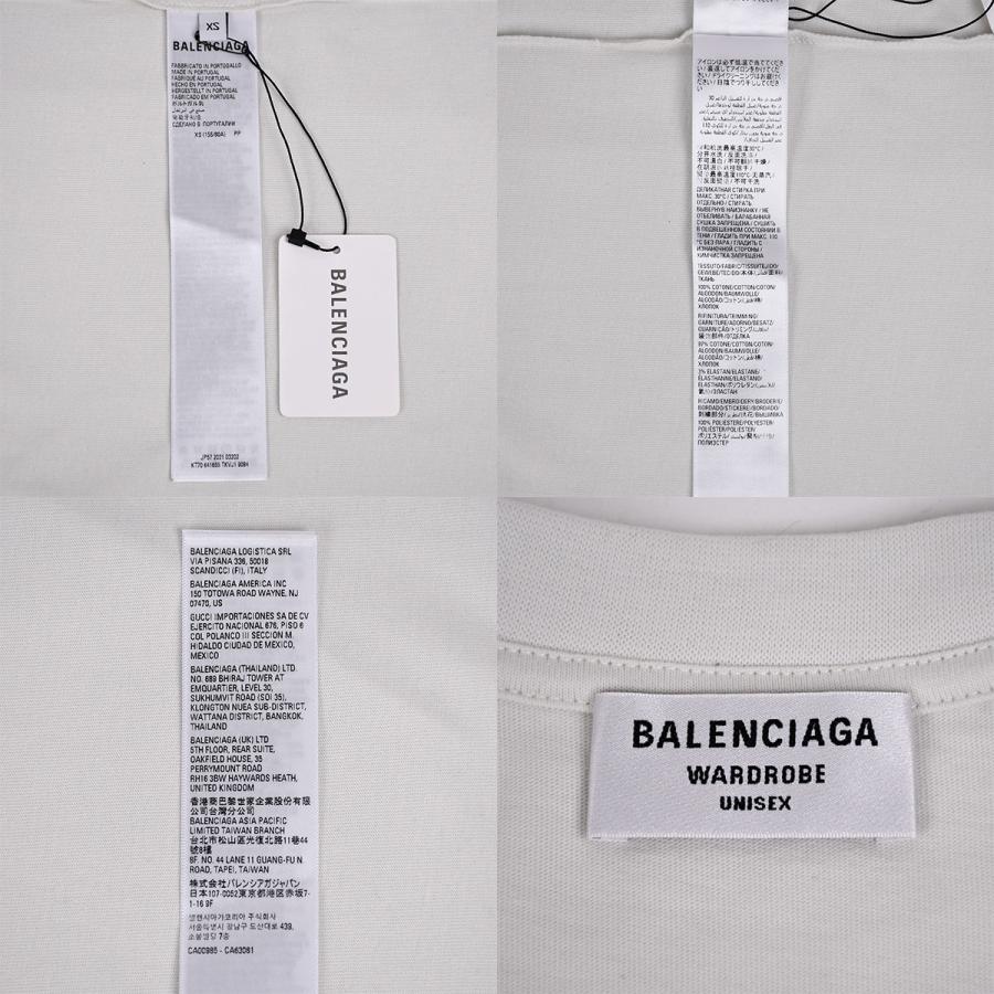 BALENCIAGA（バレンシアガ） キャンペーンロゴ 刺繍 バックロゴ 半袖