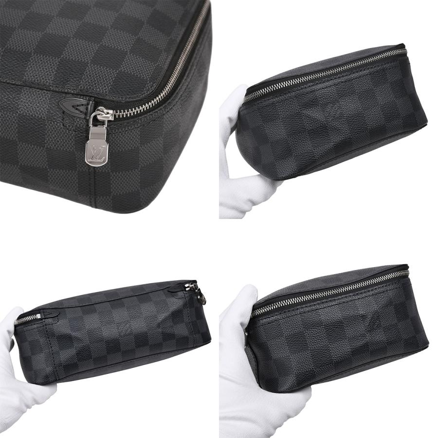 Louis Vuitton ダミエ レザーポーチ LOUIS VUITTON（ルイ・ヴィトン） ダミエ グラフィット ポーチ