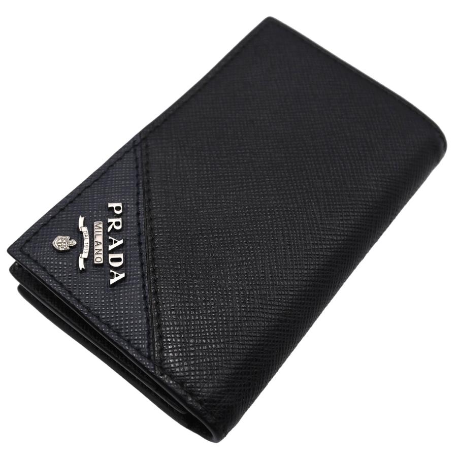 PRADA（プラダ） メタルロゴ 名刺入れ カードケース メンズ レディース