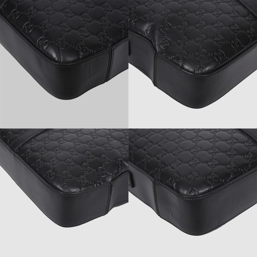 【良品】GUCCI グッチ　2wayバッグ　型押しレザー　黒　ビジネスバッグ GUCCI（グッチ） グッチシマ 2way ビジネスバッグ ブリーフケース