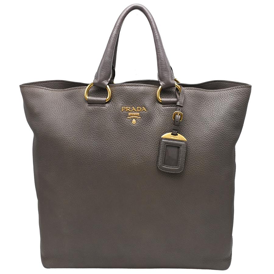 PRADA（プラダ） メタルロゴ 2way トートバッグ ショルダーバッグ 