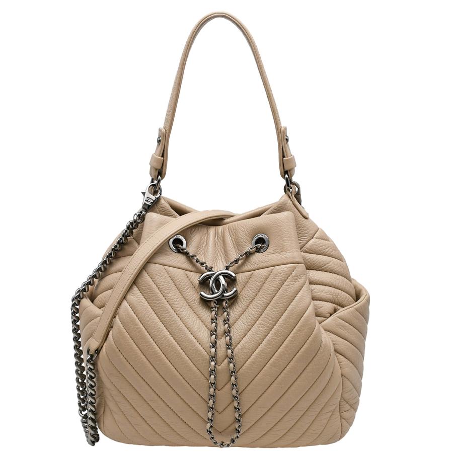 CHANEL（シャネル） シェブロン ドローストリングバッグ 2way