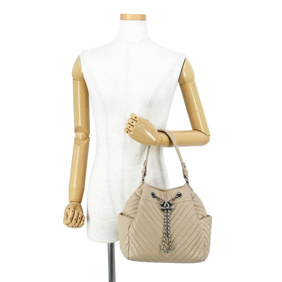 CHANEL（シャネル） シェブロン ドローストリングバッグ 2way