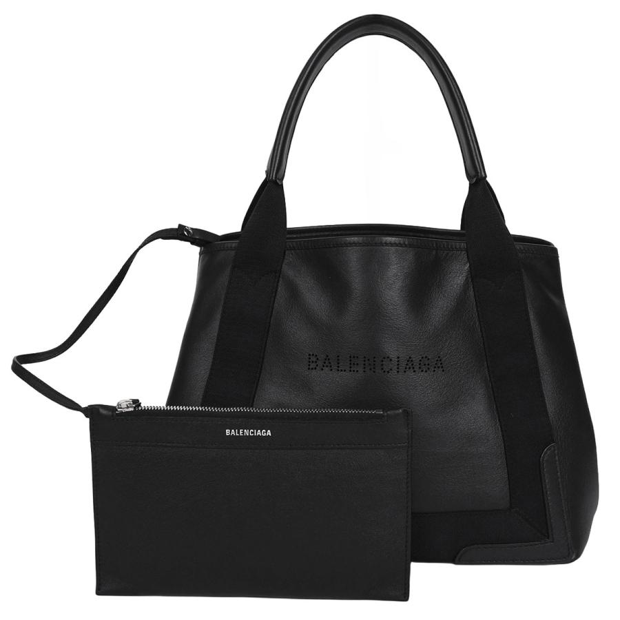 BALENCIAGA（バレンシアガ） ネイビーカバ S スモール ハンドバッグ 