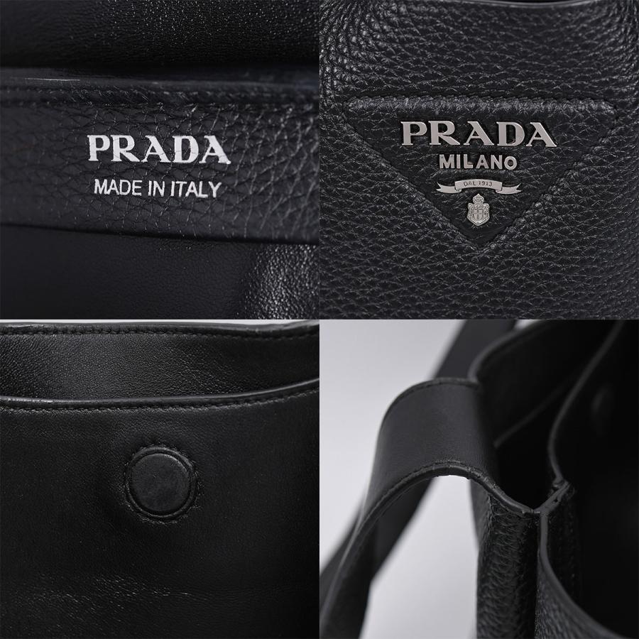 PRADA（プラダ） スモール レザー トートバッグ ハンドバッグ