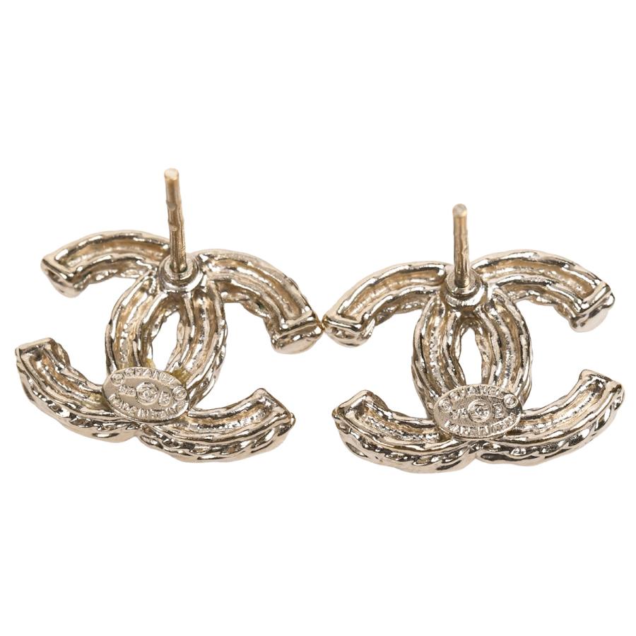 CHANEL（シャネル） ピアス ココマーク CC ラインストーン 