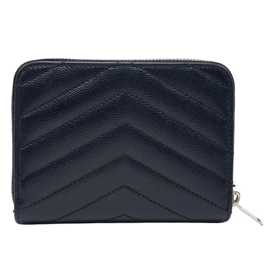 SAINT LAURENT サンローラン PARIS コンパクト ジップウォレット 二