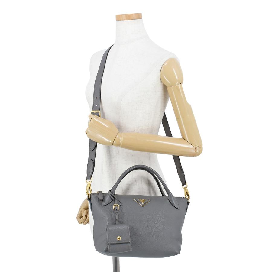 PRADA（プラダ） トライアングルロゴ 2way ハンドバッグ ショルダー 