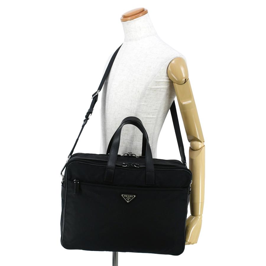 PRADA（プラダ） トライアングルロゴ 2way ビジネスバッグ ブリーフ