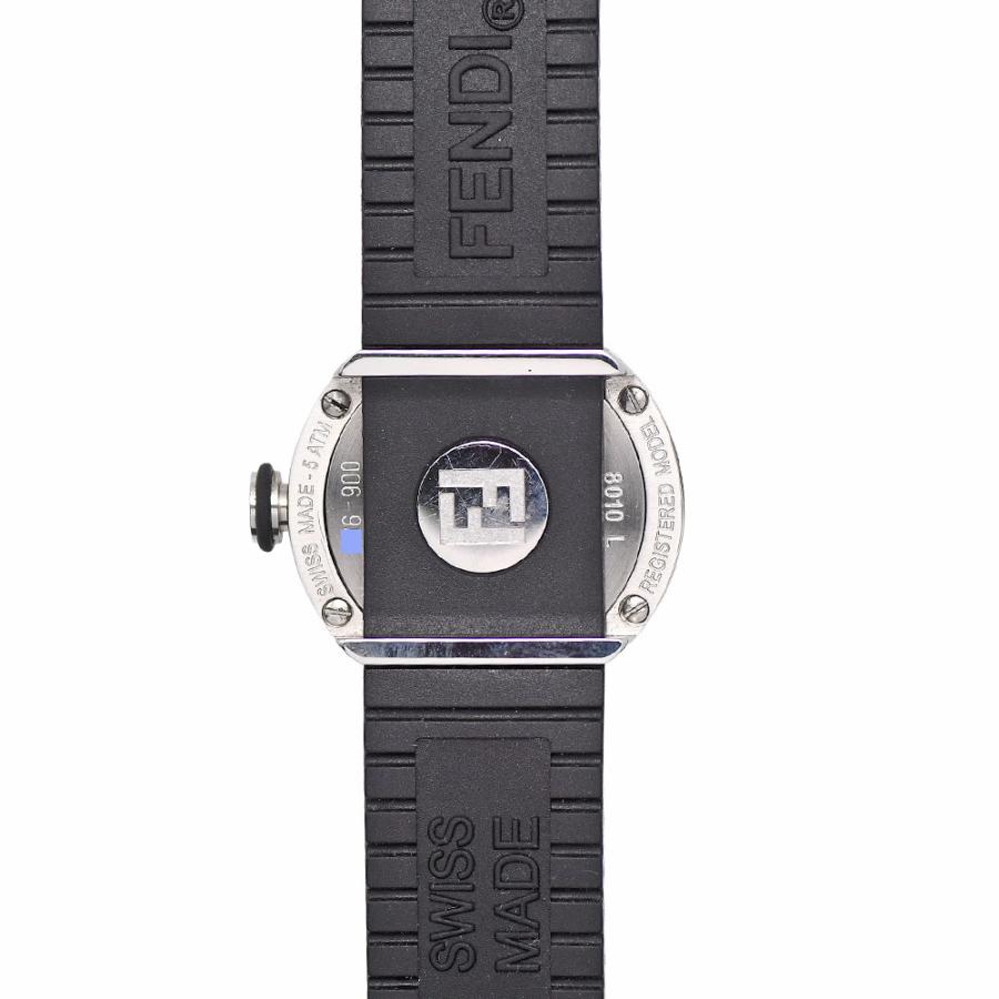 美品【FENDI】ブースラ/8010L/ドーム型/腕時計/クオーツ FENDI（フェンディ） ブースラ 27mm レディース クォーツ SS/ラバー