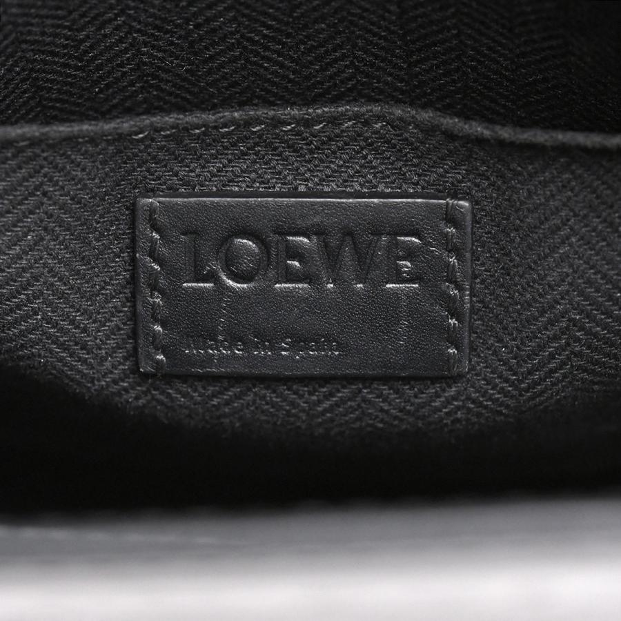 ロエベ LOEWE スタンダード  A5 トート 2way ハンドバッグ ショルダーバッグ ロゴ レザー ブラック 黒 A933S30X01の画像