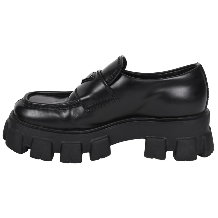 プラダ　PRADA モノリス　ローファー　三角ロゴ　プレート　レザー PRADA（プラダ） トライアングルロゴ モノリス ロファー 靴 シューズ