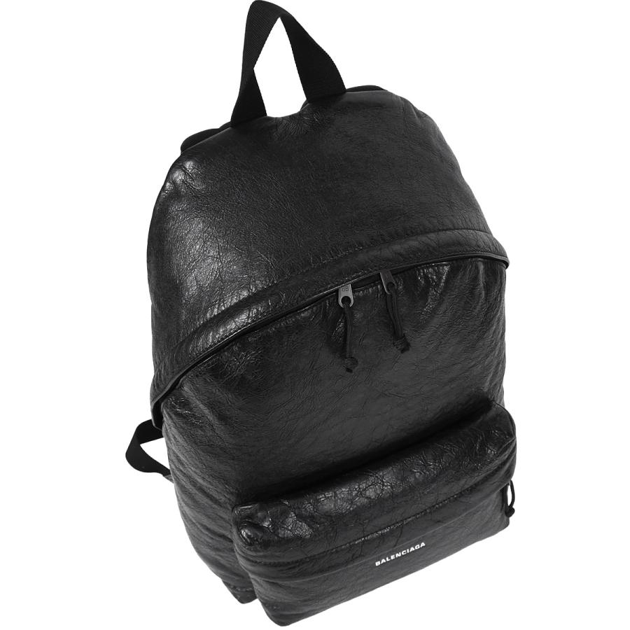 バレンシアガ BALENCIAGA Explorer エクスプローラー バックパック リュック デイパック ロゴ メンズ レディース ブラック 黒 レザー 503221_3