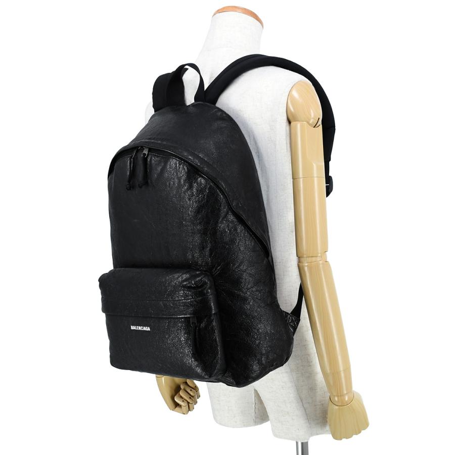 バレンシアガ BALENCIAGA Explorer エクスプローラー バックパック リュック デイパック ロゴ メンズ レディース ブラック 黒 レザー 503221_9