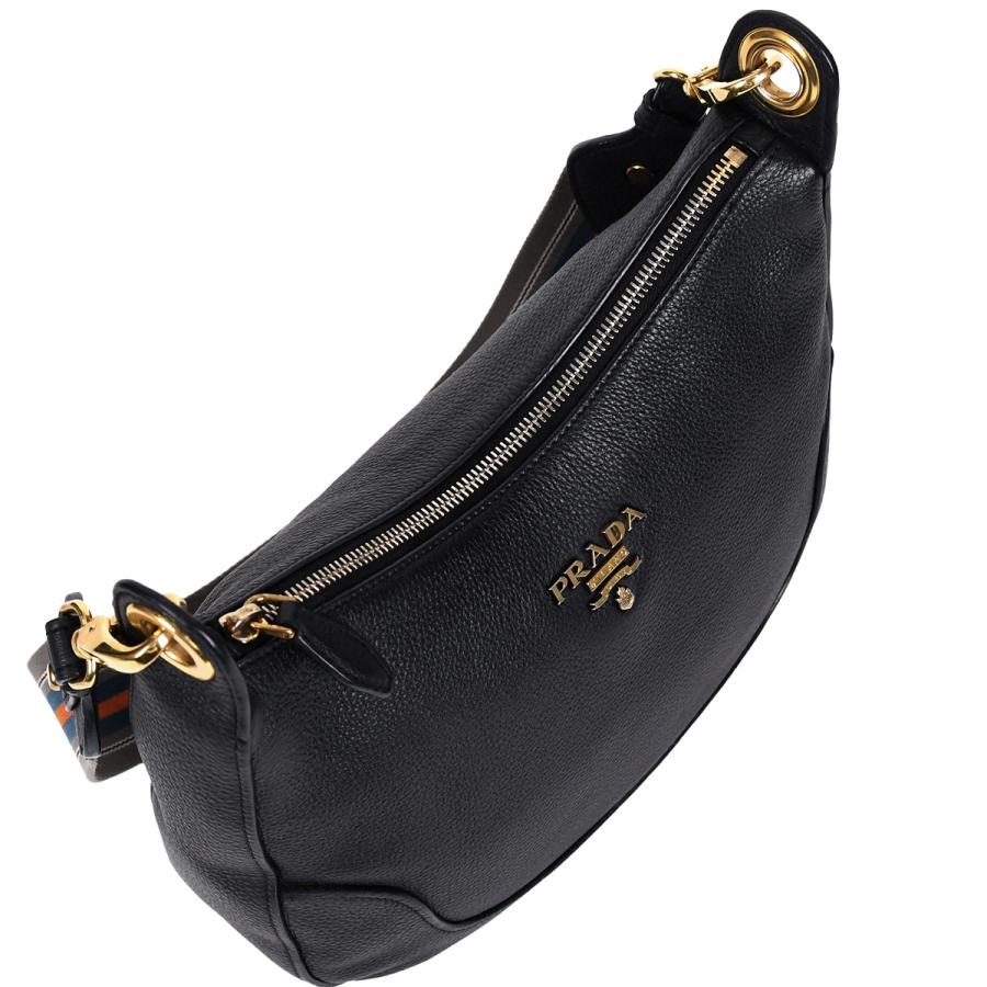 PRADA（プラダ） ヴィッテロ レザー ホーボーバッグ ショルダー 肩掛け 