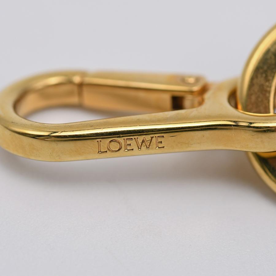 LOEWE ゴールド キーホルダー　アナグラム LOEWE（ロエベ） アナグラム チャーム キーリング キーホルダー バッグ
