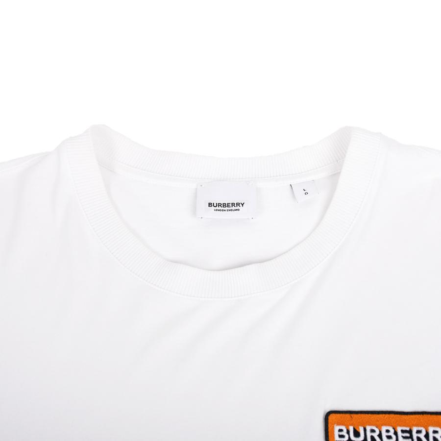 BURBERRY（バーバリー） ロゴ アップリケ 半袖 クルーネック Tシャツ