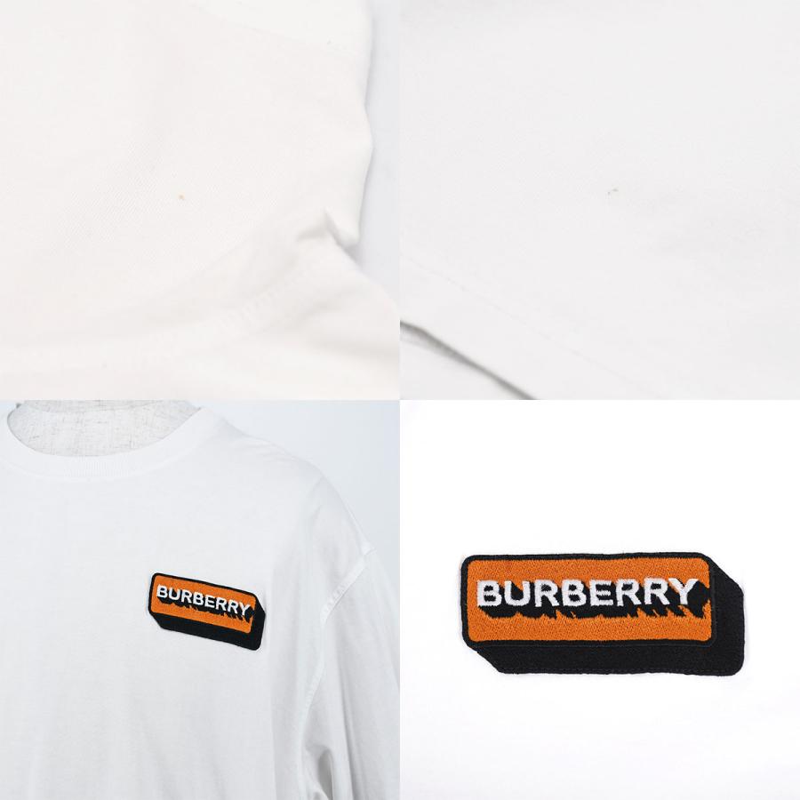 BURBERRY（バーバリー） ロゴ アップリケ 半袖 クルーネック Tシャツ